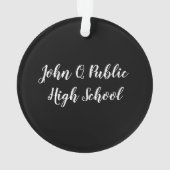 Casquette de graduation personnalisée classique et (dos)