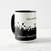 Casquette de graduation Toss Silhouette Mug pour C (Devant gauche)