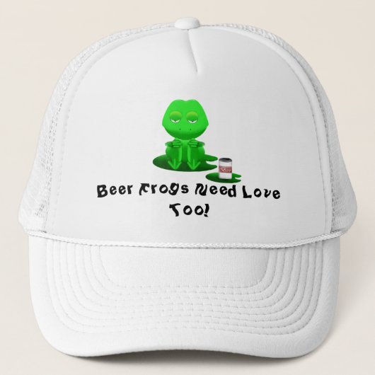 Casquette de grenouille de bière (Devant)