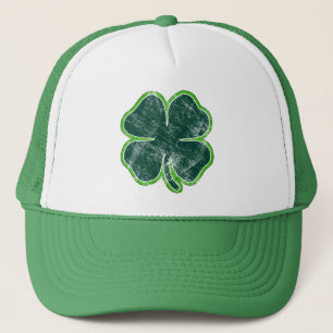 Casquette de grunge de shamrock du jour de St