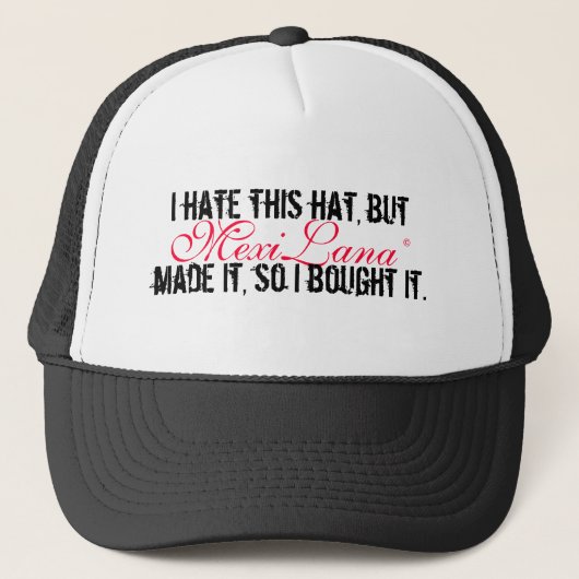 Casquette de haine (Devant)