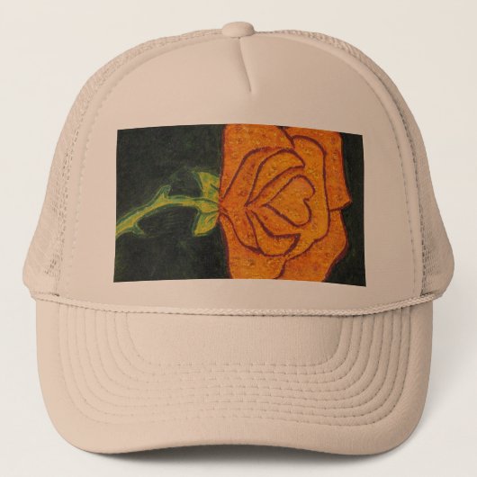 Casquette de jardin rose (Devant)