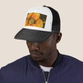 Casquette de jardin rose (En situation)