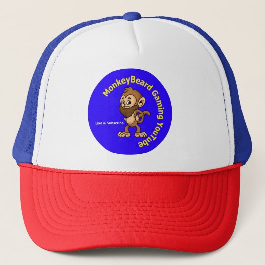 Casquette de jeu de barbe de singe (Devant)