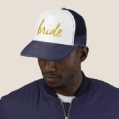 Casquette de jeune mariée (En situation)