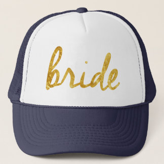 Casquette de jeune mariée