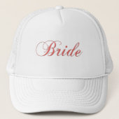 Casquette de jeune mariée (Devant)
