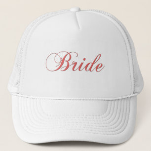 Casquette de jeune mariée
