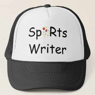 Casquette de journaliste sportif