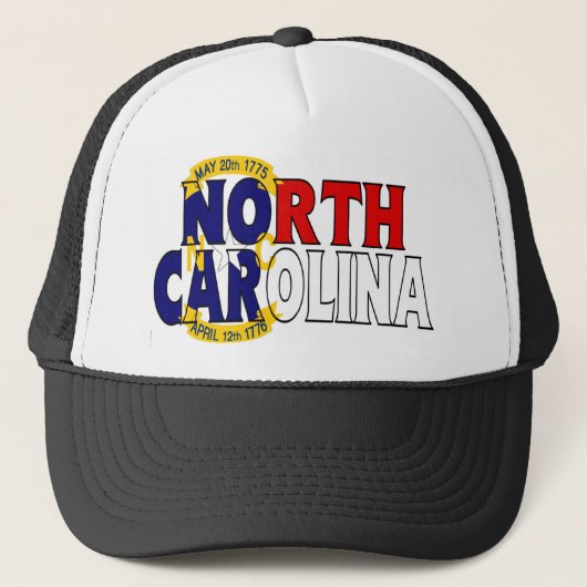 Casquette de la Caroline du Nord (Devant)