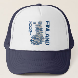 CASQUETTE de la carte FINLANDE