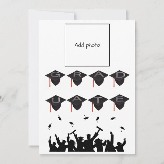 Casquette de la classe supérieure Carte photo noir (Devant)