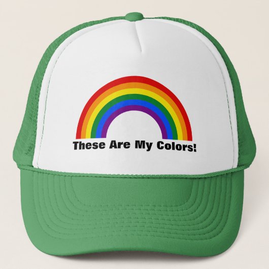 CASQUETTE de la fierté arc-en-ciel LGBT (Devant)