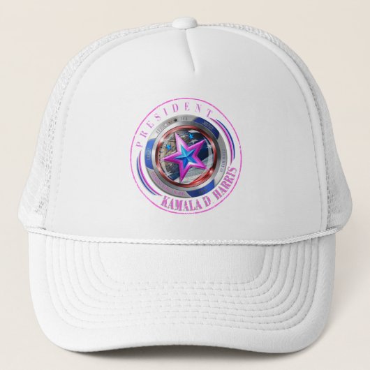 Casquette de la médaille du timbre rose du préside (Devant)