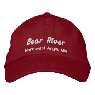 Casquette de la rivière Bear - lettres blanches br