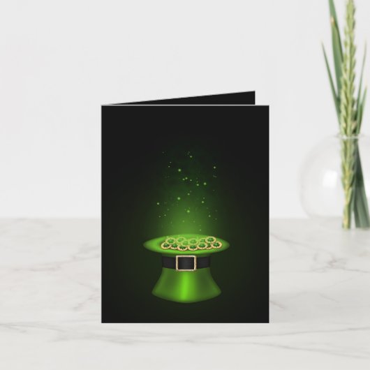 Casquette de la Saint Patrick - Carte de voeux (Devant)