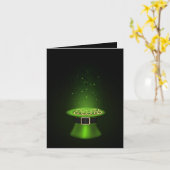 Casquette de la Saint Patrick - Carte de voeux (Fleur jaune)