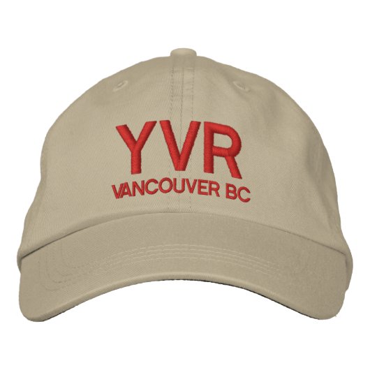 Casquette de l'aéroport international de Vancouver (Devant)