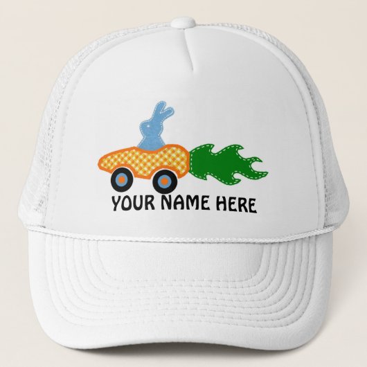 Casquette de lapin de voiture de carotte (Devant)