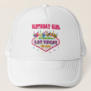 CASQUETTE de Las Vegas de FILLE d'ANNIVERSAIRE