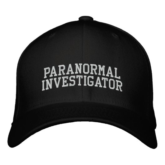 Casquette de l'enquêteur paranormal (Devant)
