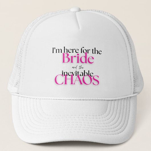 Casquette de l'équipe de la mariée – Édition Chaos (Devant)