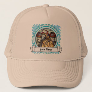 Casquette de l'équipe de pompiers