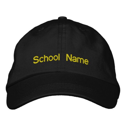 Casquette de l'esprit scolaire brodé (Devant)