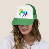 Casquette de licorne d'arc-en-ciel (En situation)