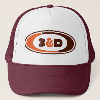 casquette de logo de 3d A&W