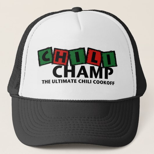 Casquette de logo de champion de piment (Devant)
