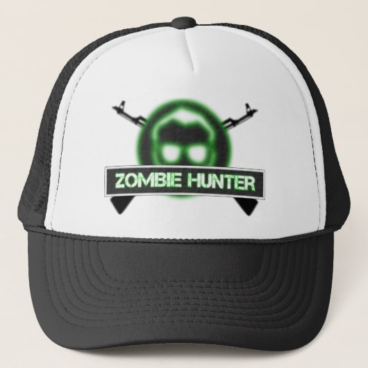 Casquette de logo de chasseur de zombi (Devant)