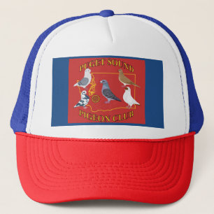 Casquette de logo de club de pigeon de Puget Sound