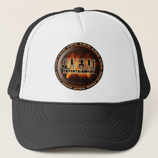 Casquette de logo de divertissement de jet (Devant)