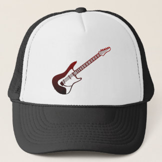 Casquette de logo de guitare d'allée de perle