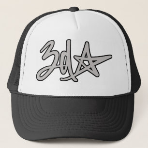 casquette de logo de l'étoile 3d