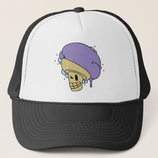 Casquette de logo de magasin de la glace d'Ube (Devant)