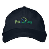 Casquette de logo de PeerQuote (Devant)