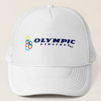 Casquette de logo d'Olympic Airlines
