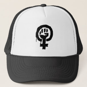 Casquette de logo du féminisme