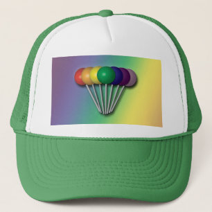 Casquette de Lollipops couleur arc-en-ciel