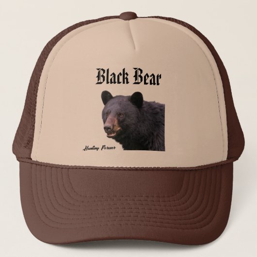 Casquette de l'ours noir (Devant)