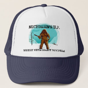 Casquette ~ de l'U.P. du Michigan où les yetis aperçoivent