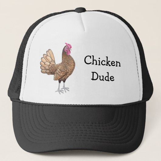 Casquette de maille de type de poulet (Devant)