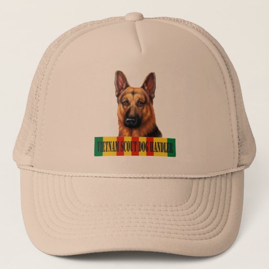 Casquette de maitre-chien de chien de scout du (Devant)