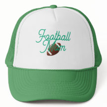 Casquette de Maman de Football Vert et Blanc
