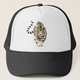 Casquette de marche de tigre de bande dessinée