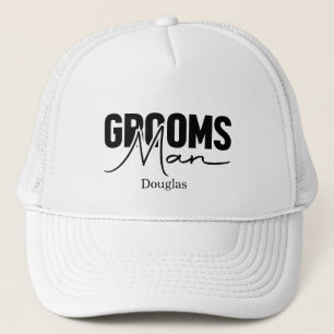 Casquette de mariage personnalisée pour garçon d'h