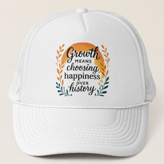 Casquette de Mentalité de Croissance — Choisir le (Devant)
