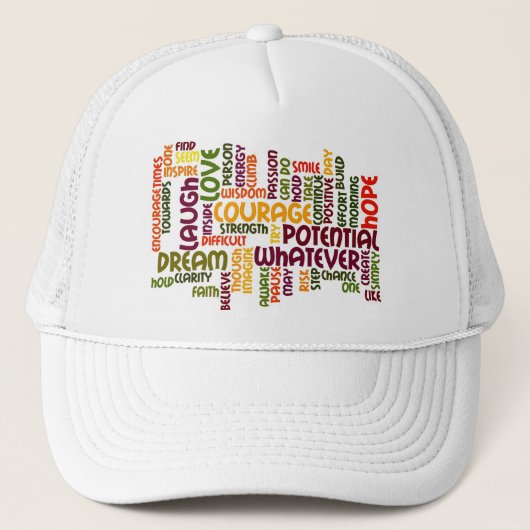 Casquette de motivation de camionneurs des mots #1 (Devant)